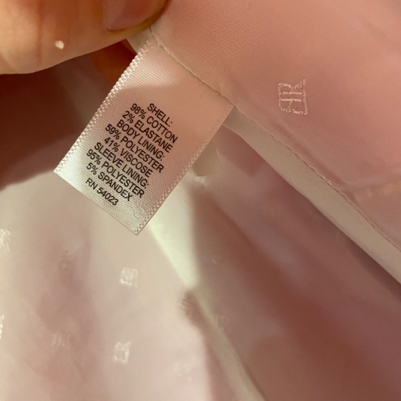 Banana Republic Pink One Button Simple Blazer Size 2 - Picture 4 of 4